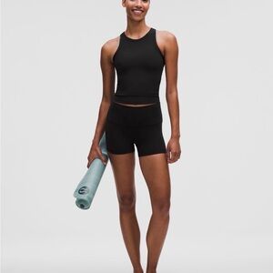 lululemon Align Waist Length Racerback Tank Top Black